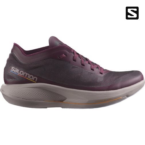 Burgundy Salomon Phantasm Women's Running Shoes | IE UX7095